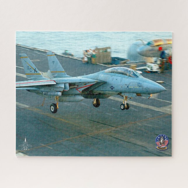 Puzzle F-14 TOMCAT "TRAP" (16x20 pulgadas) (Horizontal)