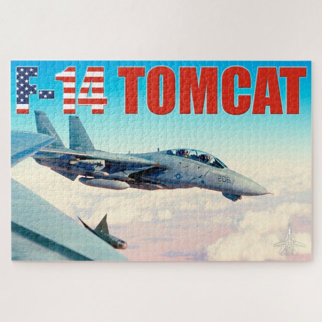 Puzzle F-14 TOMCAT "WINGMAN" (20x30 pulgadas) (Horizontal)