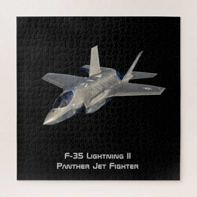 Puzzle F-35 Luchador Lightning II Panther Jet (Vertical)