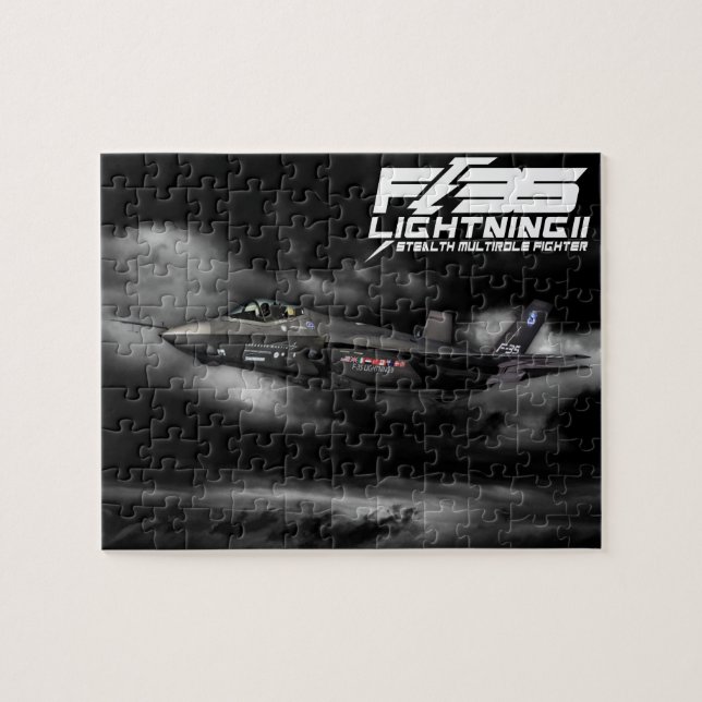 Puzzle F-35 relámpago II (Horizontal)