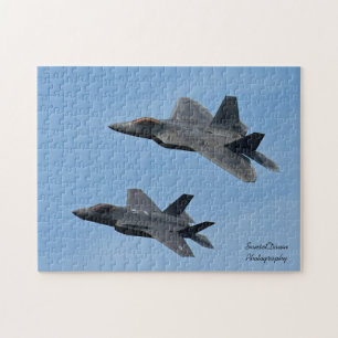 Puzzle F-35 y F-22 Fighter Jet