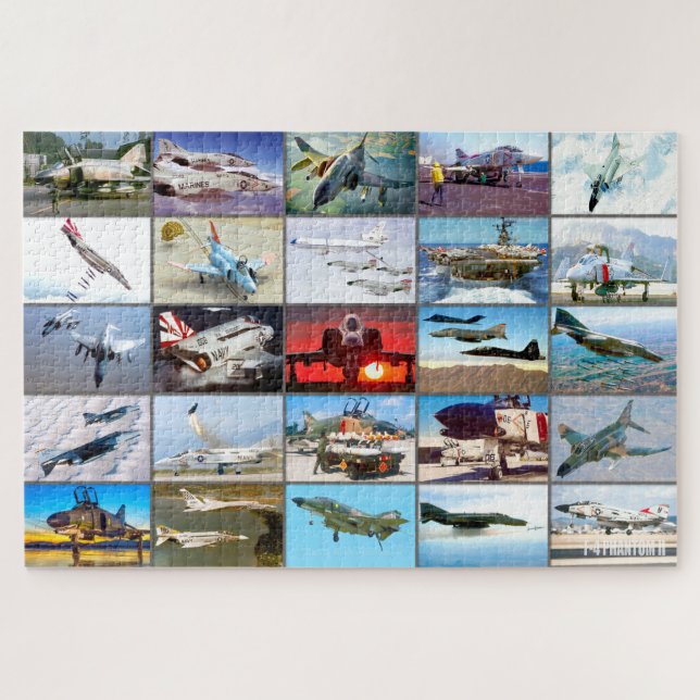 PUZZLE F-4 FANTOM II "MONTAJE" (Horizontal)