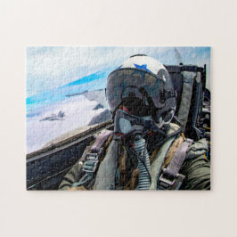 Puzzle F/A-18E SUPER HORNET PILOT (11x14 PULGADAS)