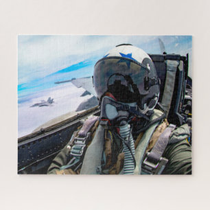 Puzzle F/A-18E SUPER HORNET PILOT (16x20 PULGADAS)