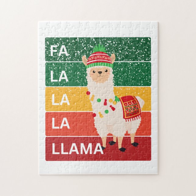 PUZZLE FA LA LA LLAMA (Vertical)