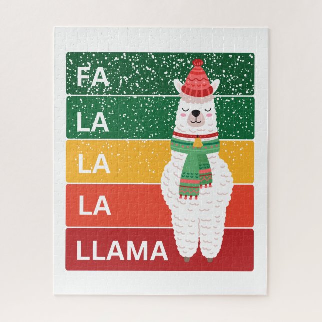 PUZZLE FA LA LA LLAMA (Vertical)