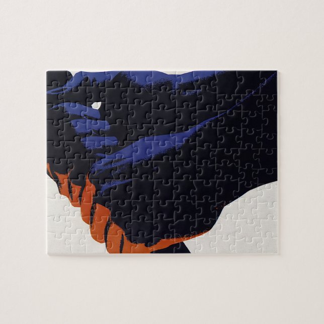 Puzzle Fábrica de Empresas Vintage, Producción de Fabrica (Horizontal)