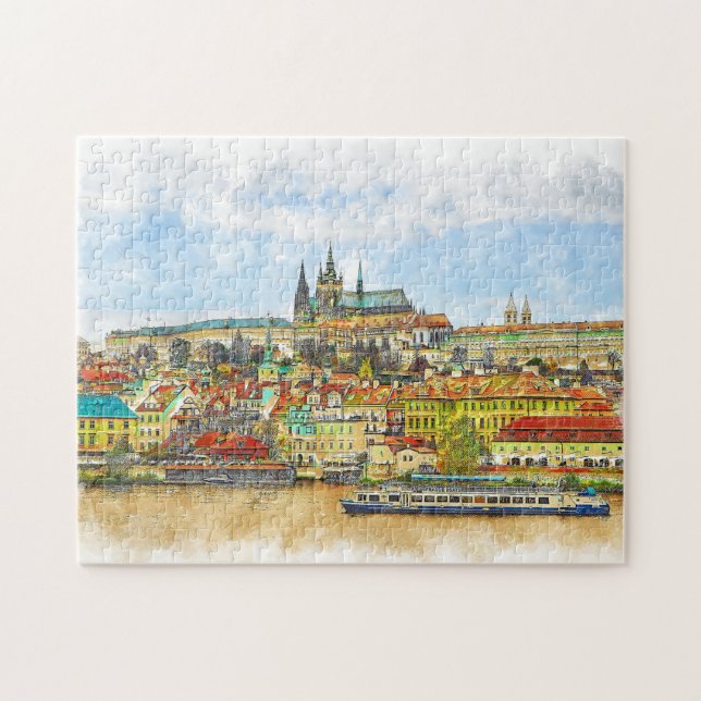 Puzzle Fabuloso Coloroso Romance Viaje (Horizontal)