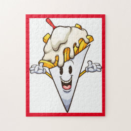 Puzzle Face Fries Feliz