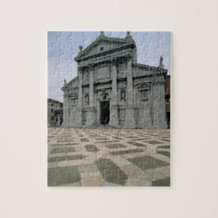 Puzzle Fachada de la iglesia, construida 1564-80, i hecho