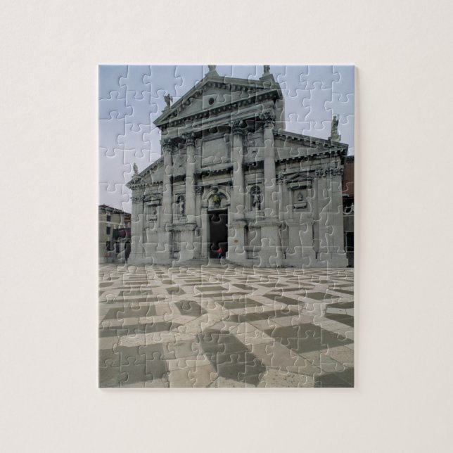 Puzzle Fachada de la iglesia, construida 1564-80, i hecho (Vertical)