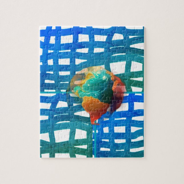 Puzzle Faded Lines (Vertical)