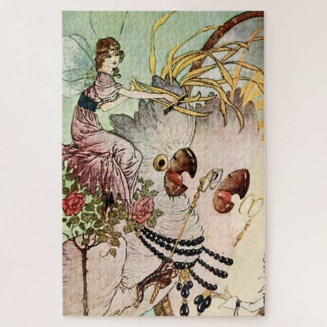 Puzzle “Fairy Mirror” by Charles Folkard (Vertical)