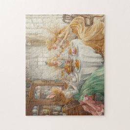 Puzzle Fairy Tea Party Spring Enchanted Sweets Magic