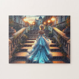 Puzzle Fairytale Ball Gown Art Enchanted Palace Evening