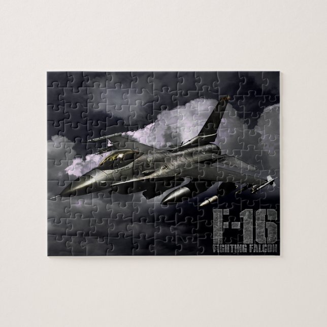 Puzzle Falcon de combate F-16 (Horizontal)
