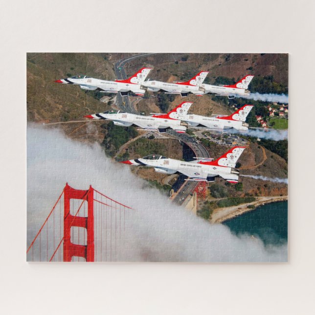 Puzzle FALCON DE COMBATE F-16C (16x20 PULGADAS) (Horizontal)