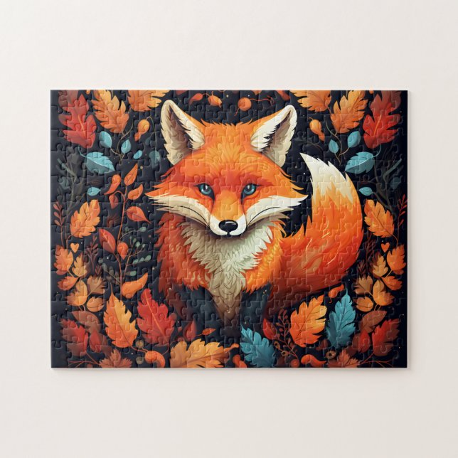 Puzzle Fall Fox (Horizontal)