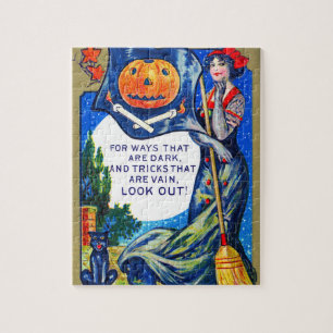 Puzzle Falln Look Out Halloween Time