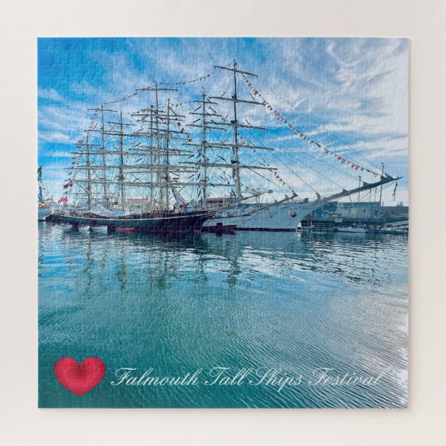 Puzzle FALMOUTH TALL SHIP FESTIVAL Cornwall Photo (Vertical)