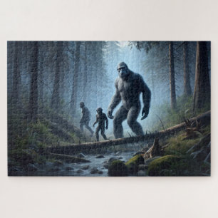 Puzzle Familia Bigfoot, Sasquatch, criaturas míticas