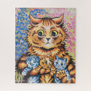 Puzzle Familia Cat   Louis Wain  