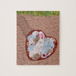 Puzzle Familia Conejo Conejo Conejo Consuelo Dormido Subt