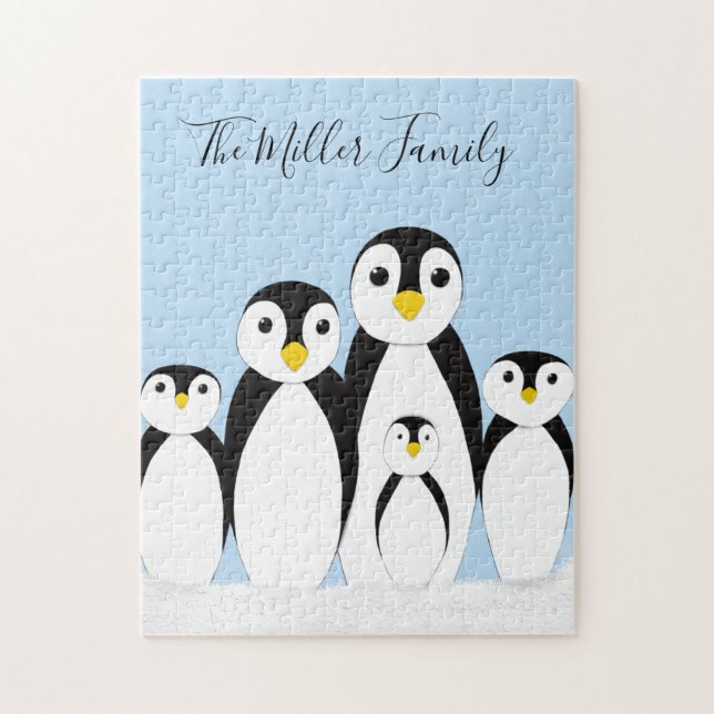 Puzzle Familia Cute Penguin (Vertical)