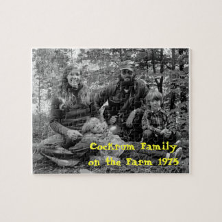 Puzzle Familia de Cockrum en la granja 1975