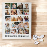 Puzzle Familia de Instagram personalizada de Collage de f<br><div class="desc">Captura tus preciados recuerdos con este simple rompecabezas personalizado de imágenes de Collage de fotos. Con espacio para sus fotos favoritas, este rompecabezas crea una impresionante visualización visual de sus momentos especiales. Personalízalo con tus propias imágenes para hacer un regalo único para tus amigos, familiares o incluso para ti mismo....</div>