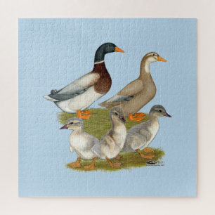 Puzzle Familia de patos de Sajonia