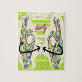 PUZZLE FAMILIA DEL ASL