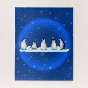 Puzzle Familia del pingüino