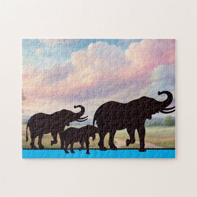 Puzzle Familia Elephant (Horizontal)