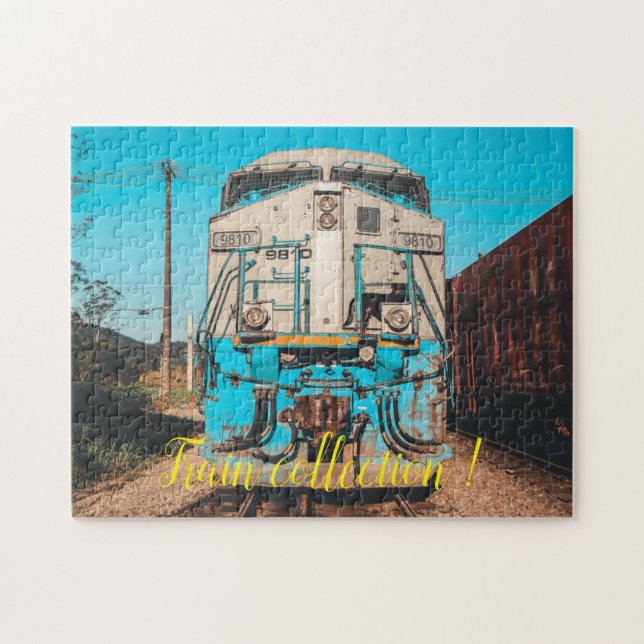 Puzzle Familia Fun Art Train Picture (Horizontal)