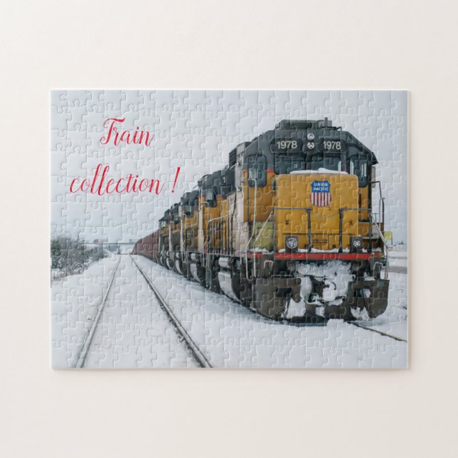 Puzzle Familia Fun Art Train Picture (Horizontal)