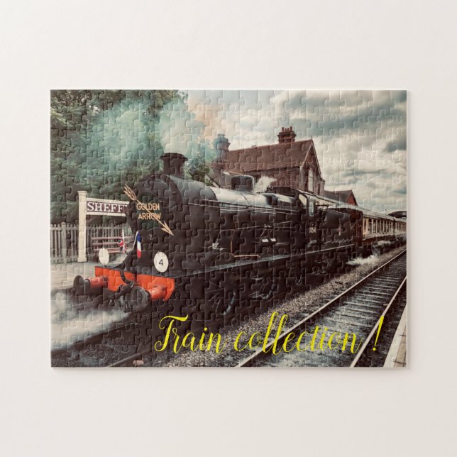 Puzzle Familia Fun Art Train Picture (Horizontal)