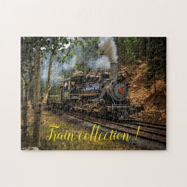 Puzzle Familia Fun Art Train Picture (Horizontal)