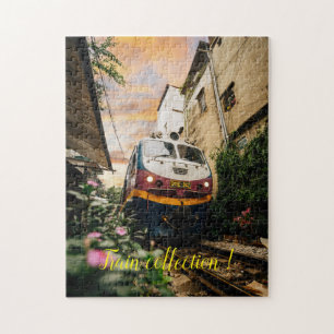Puzzle Familia Fun Art Train Picture