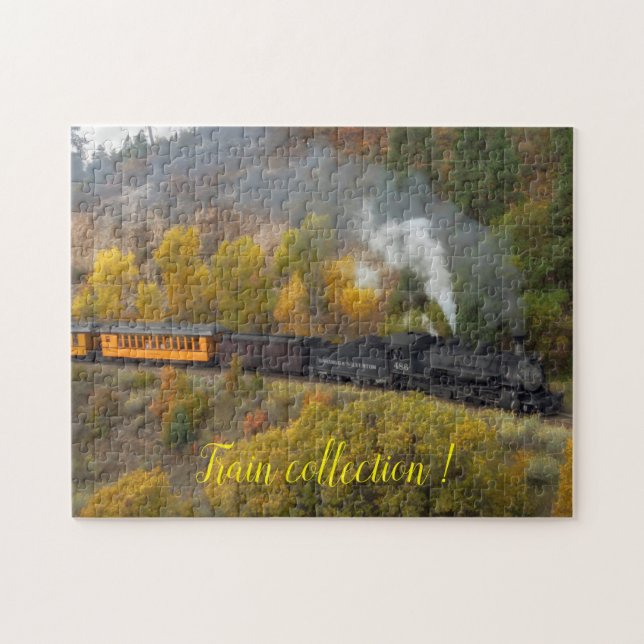 Puzzle Familia Fun Art Train Picture (Horizontal)