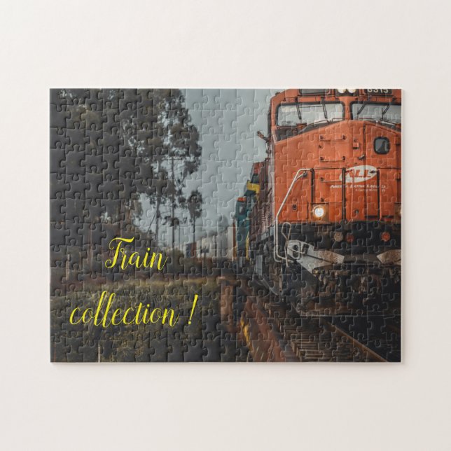 Puzzle Familia Fun Art Train Picture (Horizontal)