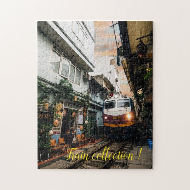 Puzzle Familia Fun Art Train Picture (Vertical)