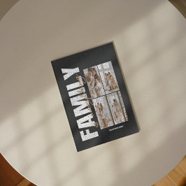 Puzzle Familia minimalista 4 Collage de fotos Rompecabeza