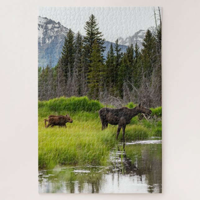 Puzzle Familia Moose (Vertical)