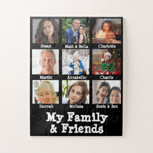 Puzzle Familia, nombre de amigos y foto memoria de Demenc
