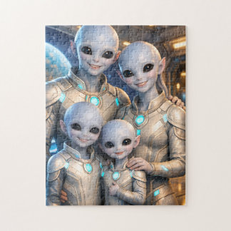 Puzzle Familia OVNI