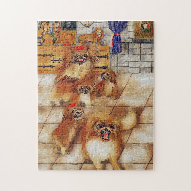Puzzle Familia Pekingesa (Vertical)