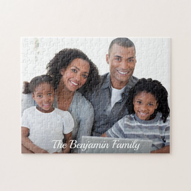 Puzzle Familia personalizado Niños foto personalizada (Horizontal)