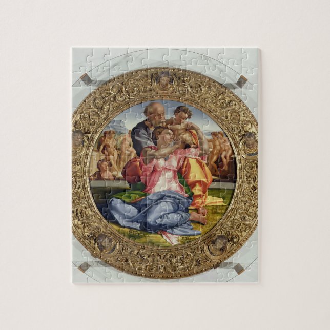 Puzzle Familia santa con St. John (Doni Tondo), 1504-05 (Vertical)