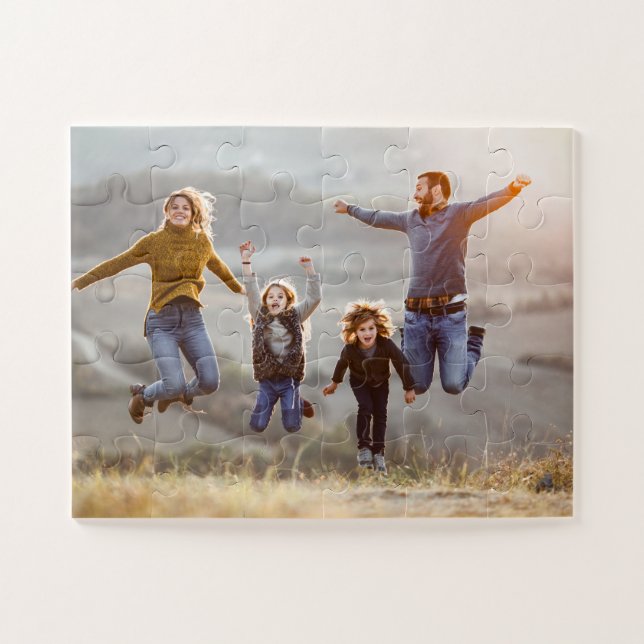 Puzzle Familia sobredimensionada de 11" x 14" (Horizontal)